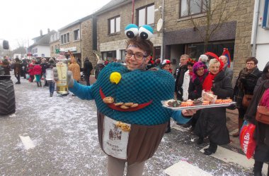 Rosenmontagszug in Büllingen 2015
