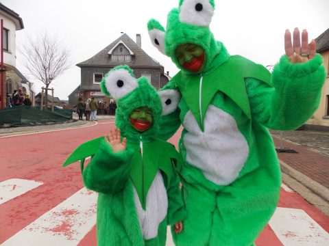 Rosenmontagszug in Büllingen 2015
