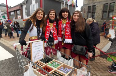 Rosenmontagszug in Büllingen 2015