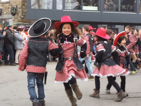 Rosenmontagszug in Bütgenbach 2015