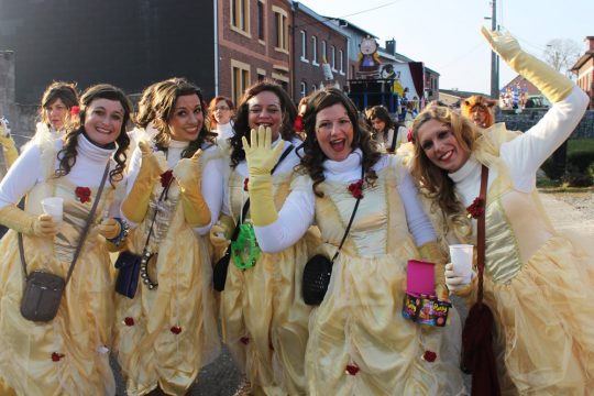Rosenmontagszug in Kelmis 2015