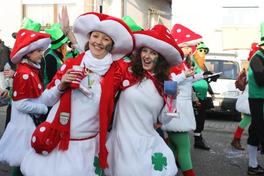 Rosenmontagszug in Kelmis 2015