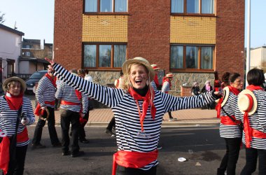 Rosenmontagszug in Kelmis 2015