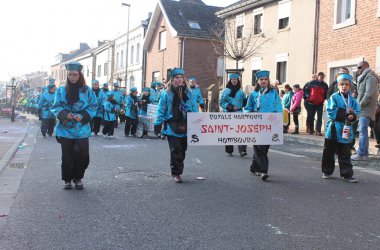 Rosenmontagszug in Kelmis 2015