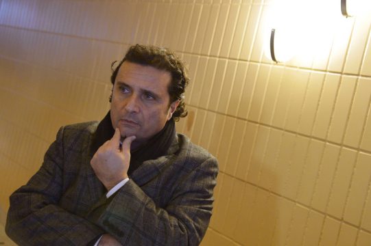 "Costa Concordia"-Kapitän Francesco Schettino während einer Pause der Gerichtsverhandlung in Grosseto