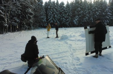 Fotoshooting der Tourismusagentur Ostbelgien in Baugnez und Elsenborn-Herzebösch