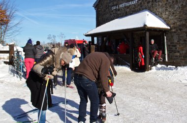 Schneereportage - Wintermärchen auf Baraque Michel