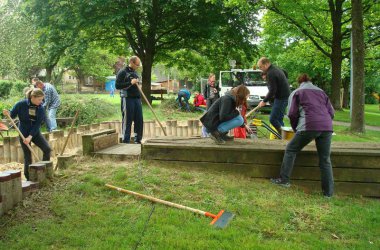 Eines der Viertel-Projekte in Eupen: Spielplatz Kettenis