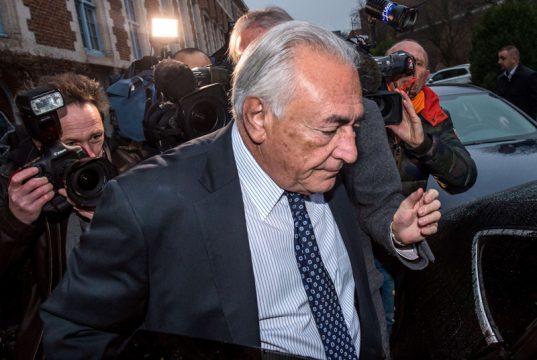 Dominique Strauss-Kahn am Dienstag in Lille