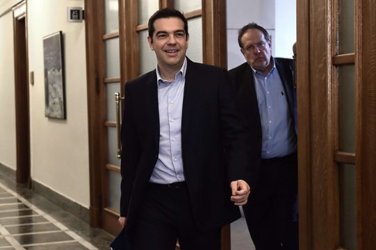 Griechenlands Premier Alexis Tsipras in Athen (24.2.)