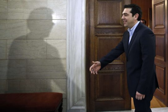 Alexis Tsipras trifft sich kommende Woche mit EU-Kommissionschef Jean-Claude Juncker (Bild: Treffen mit Eurogruppenchef Jeroen Dijsselbloem, 30.01.)