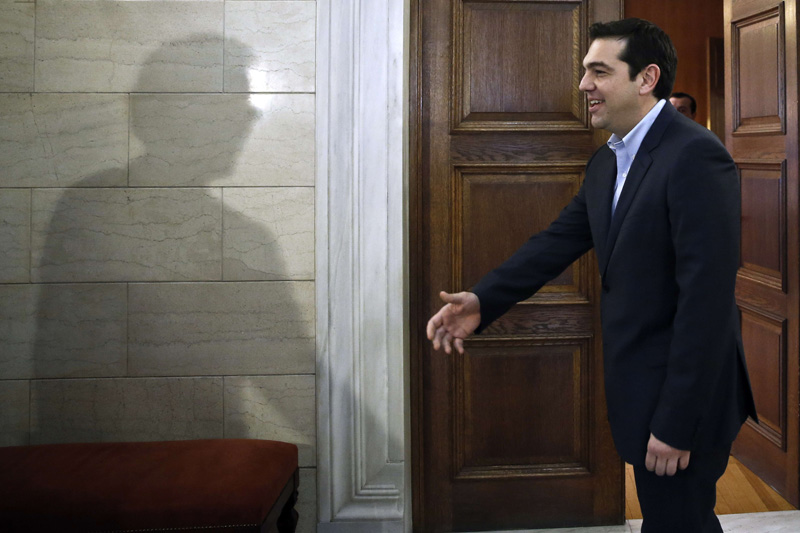 Alexis Tsipras trifft sich kommende Woche mit EU-Kommissionschef Jean-Claude Juncker (Bild: Treffen mit Eurogruppenchef Jeroen Dijsselbloem, 30.01.)