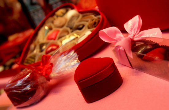 Beliebtes Geschenk zum Valentinstag: Pralinen