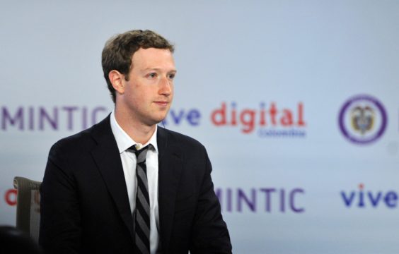 Facebook-Gründer Mark Zuckerberg bei einem Besuch in Kolumbien