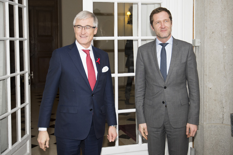 Flanderns MP Geert Bourgeois (N-VA) und sein wallonischer Amtskollege Paul Magnette (PS) im Dezember
