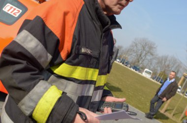 Brandschutzübung: Feueralarm im BRF