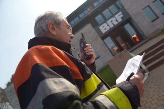 Brandschutzübung: Feueralarm im BRF