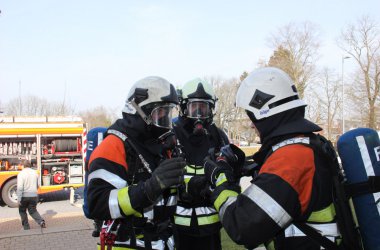 Brandschutzübung: Feueralarm im BRF