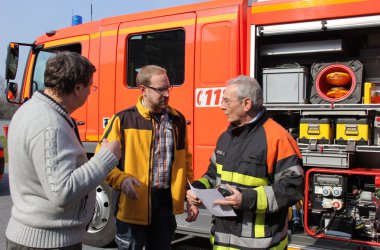 Brandschutzübung: Feueralarm im BRF