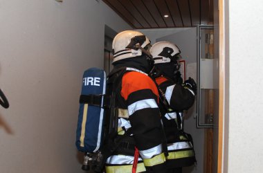Brandschutzübung: Feueralarm im BRF