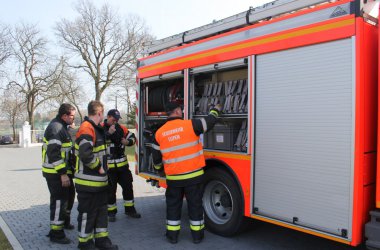 Brandschutzübung: Feueralarm im BRF
