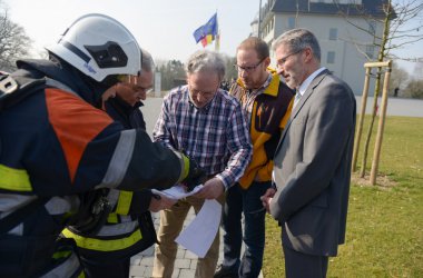 Brandschutzübung: Feueralarm im BRF