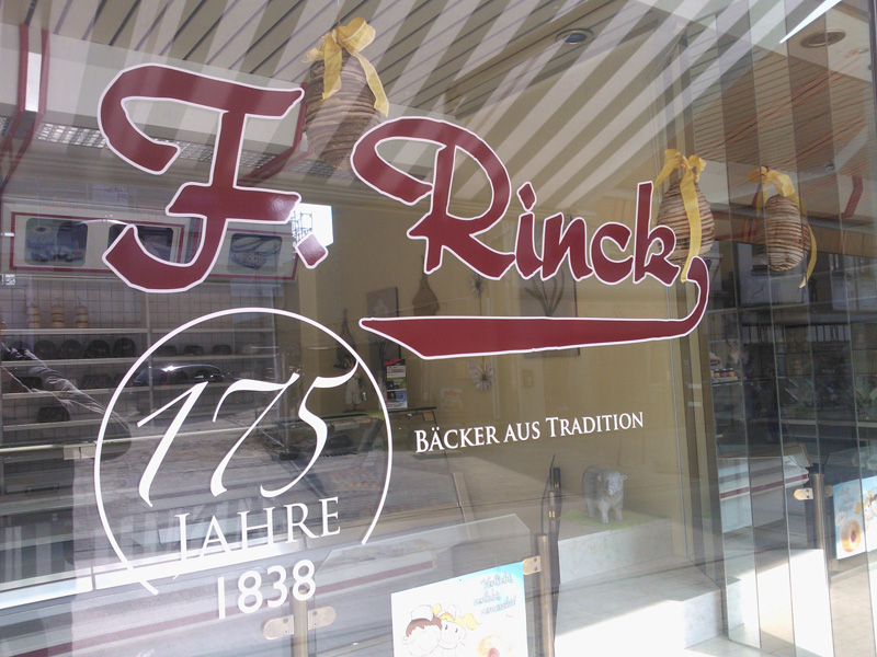 Bäckerei Rinck in der Klosterstraße
