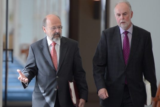 Nationalbankchef Luc Coene und Nachfolger Jan Smets