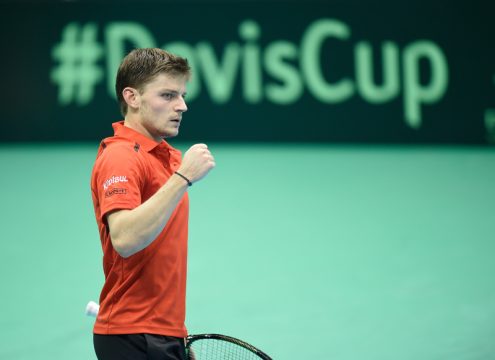 Davis-Cup: David Goffin gewinnt Spiel gegen Adrien Bossel
