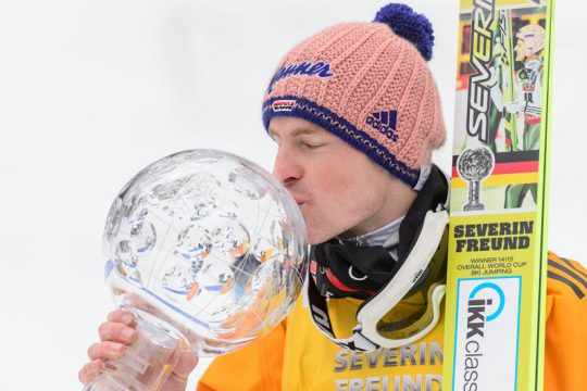 Skispringer Severin Freund erfüllt sich den Traum vom Gewinn der Gesamtweltcups