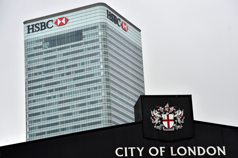 Hauptsitz der Bank HSBC in London
