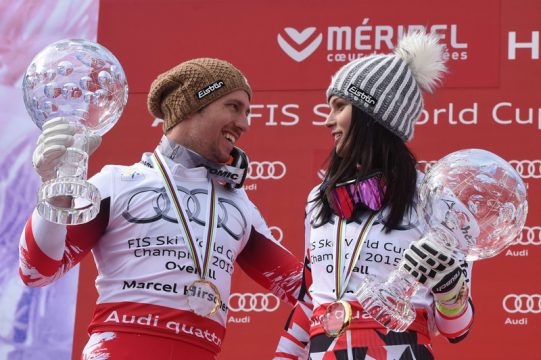 Österreichischer Doppelsieg: Marcel Hirscher und Anna Fenniger gewinnen Gesamtweltcup