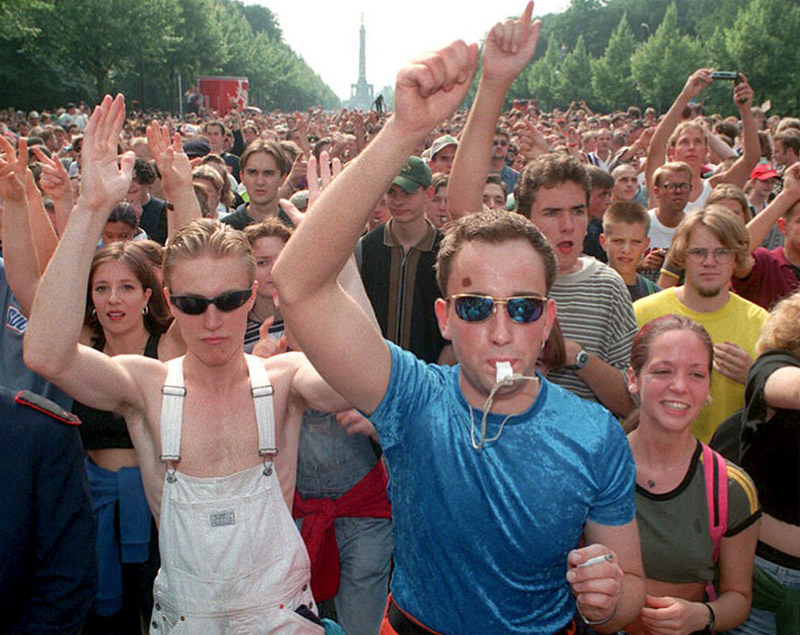 Loveparade in Berlin (Juli 1996)
