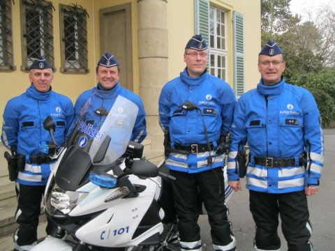 Vorstellung der Motorradstaffel für Polizeizone Weser-Göhl