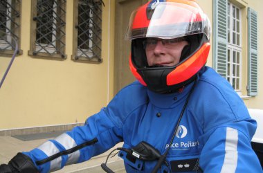 Vorstellung der Motorradstaffel für Polizeizone Weser-Göhl