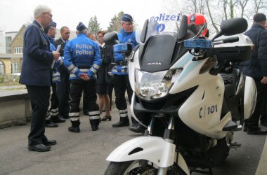 Vorstellung der Motorradstaffel für Polizeizone Weser-Göhl