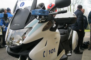 Vorstellung der Motorradstaffel für Polizeizone Weser-Göhl