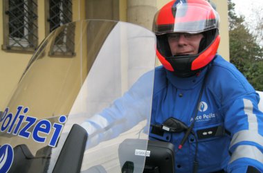 Vorstellung der Motorradstaffel für Polizeizone Weser-Göhl