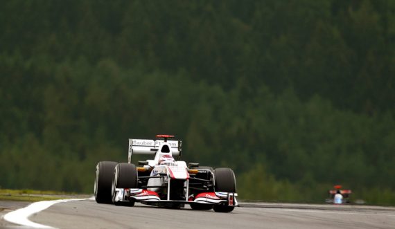 Kobayashi im Sauber (Archivbild: Valdrin Xhemaj/AFP)