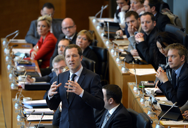 Paul Magnette hält Rede zur Lage der Region