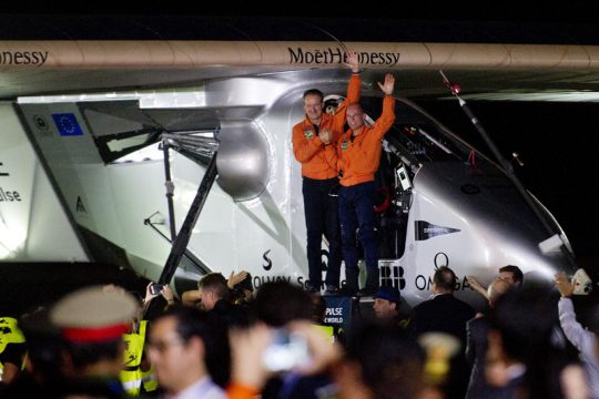 Solar Impulse 2: Landung in Mandalay