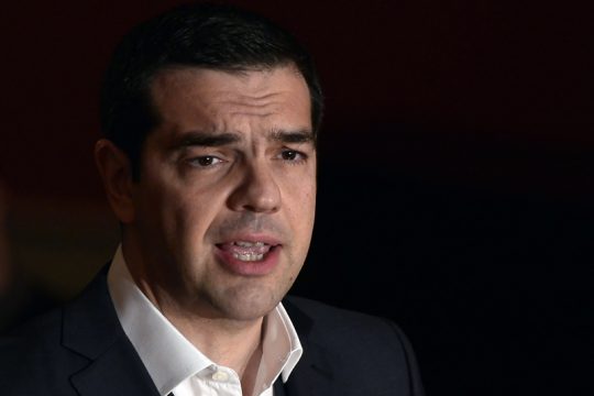 Der griechische Regierungschef Alexis Tsipras am 30.3. in Athen