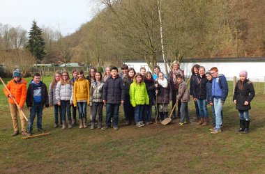 Baumpflanzaktion in Malmedy