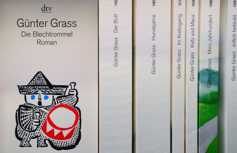 Die Blechtrommel und andere Werke von Günter Grass in einer Buchhandlung in Berlin