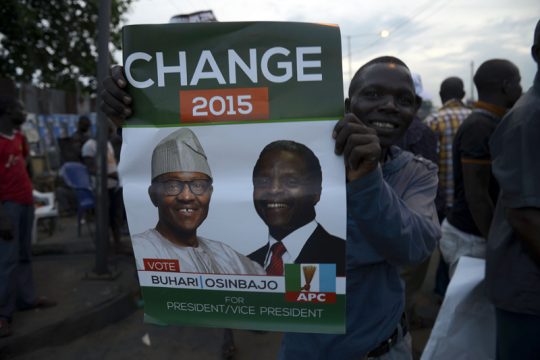 Nigeria: Anhänger feiern den Sieg von Muhammadu Buhari