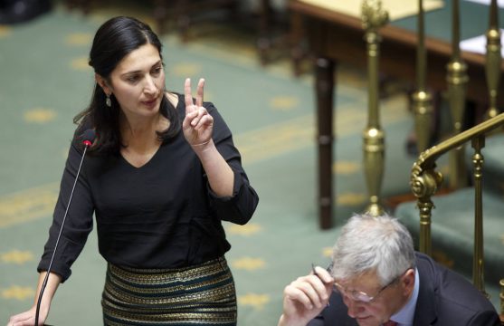 Zuhal Demir (N-VA) am 12.2. in der Kammer