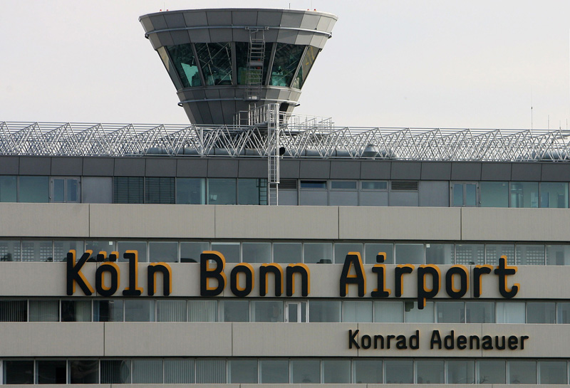 Der Flughafen Köln/Bonn (Archivbild: Patrik Stollarz/AFP)
