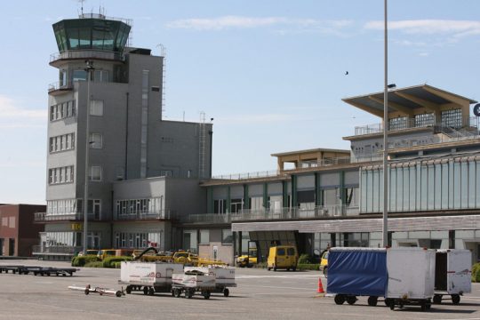 Der Flughafen von Ostende
