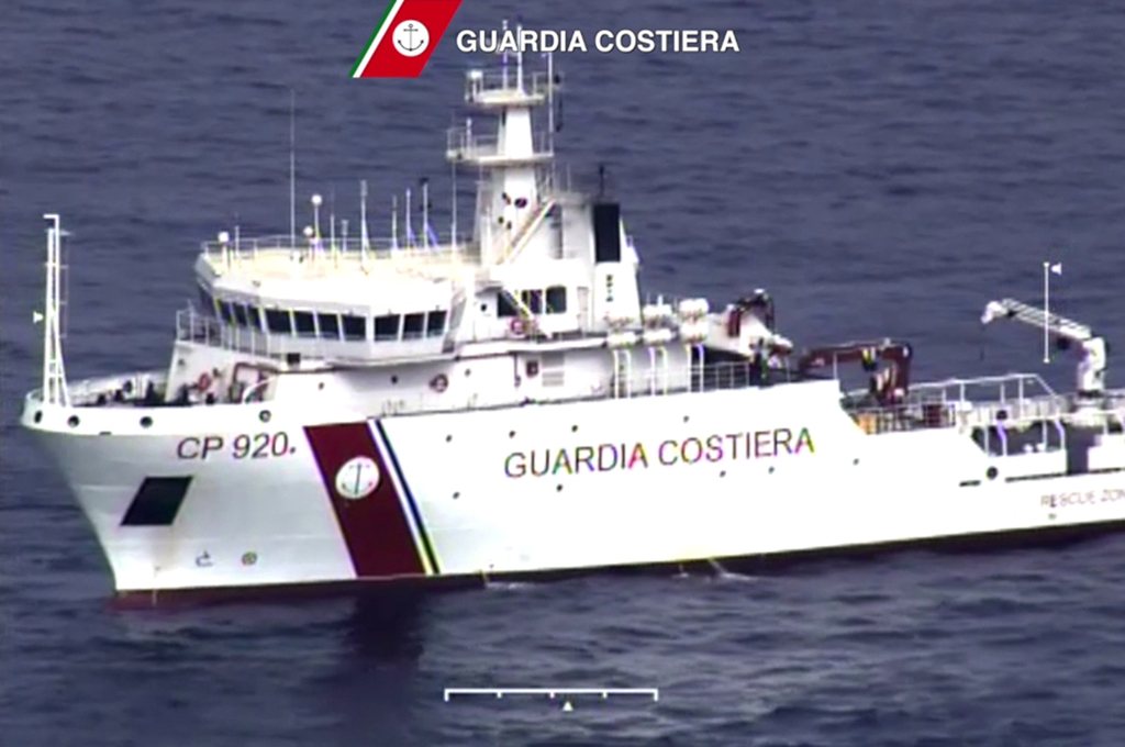 Schiff der italienischen Küstenwache