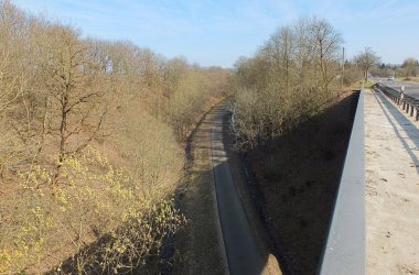 Präsentation des neuen Kyllradwegs auf der alten Bahntrasse Jünkerath-Weywertz